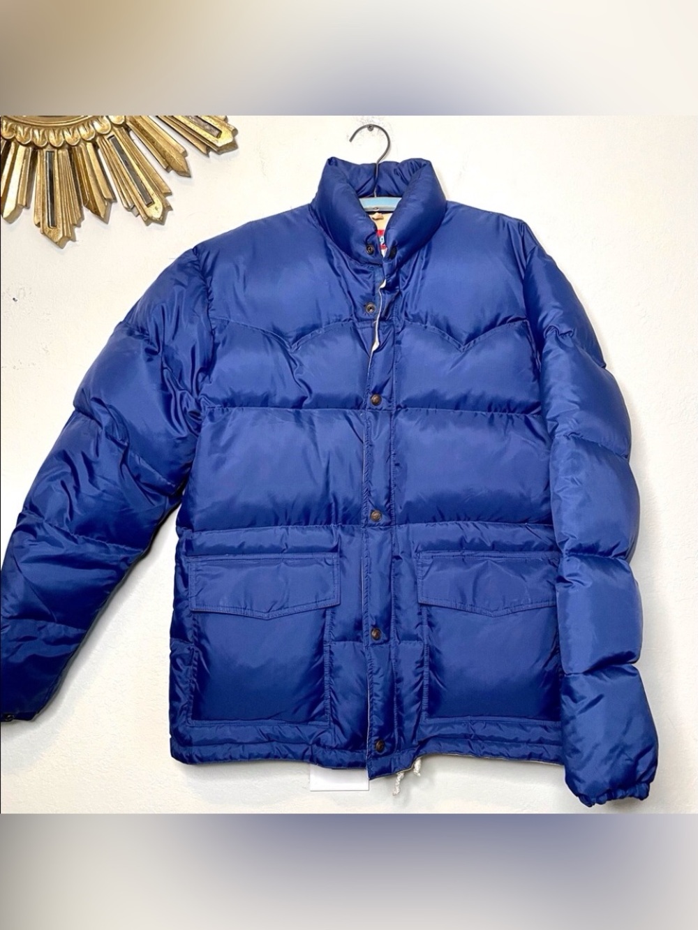 Trac Blue Puffer Coat Vintage